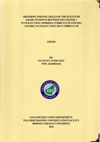 Differing Writing Skills Of The Eleventh-Grade Students Between SMA Negeri 1 Nunukan Using Merdeka Curriculum And SMA Negeri 2 Nunukan Using 2013 Curriculum