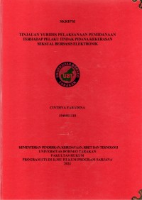 Tinjauan Yuridis Pelaksanaan Pemidanaan Terhadap Pelaku Tindak Pidana Kekerasan Seksual Berbasis Elektronik