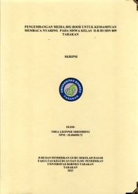 Pengembangan Media Big Book Untuk Kemampuan Membaca Nyaring Terhadap Siswa Kelas II-B Di SDN 009 Tarakan