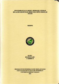 Pengembangan E-modul Berbasis Literasi Belajar Dari Rumah (BDR) Pada Siswa Sekolah Dasar