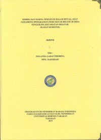 Simbol Dan Makna Temudung Dalam Ritual Adat Ngelobong (Pemakaman) Suku Dayak Belusu Di Desa Tenggiling Kecamatan Sekatak (Kajian Semiotik)