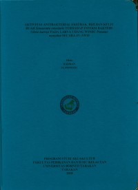 Aktivitas Antibakterial Ekstrak Biji Dan Kulit Buah Sonneratia Caseolaris Terhadap Infeksi Bakteri Vibrio Harveyi Pada Larva Udang Windu Penaeus Monodon Secara In-Vivo