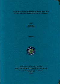Efektifitas Suplementasi Hormon HCG Dan PMSG Pada Induk Kepiting Bakau (Scylla Spp)