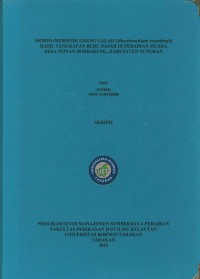 Morfo-Meristik Udang Galah (Mocrobrachium rosenbergii) Hasil Tangkapan Bubu Dasar Di Perairan Muara Desa Tepian Sembakung, Kabupaten Nunukan