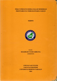 Peran Struktur Modal Dalam Memediasi Profitabilitas Terhadap Harga Saham
