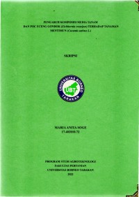 Pengaruh Komposisi Media Tanam Dan POC Eceng Gondok (Eichhornia crassipes) Terhadap Tanaman Mentimun (Cucumis sativus l..)