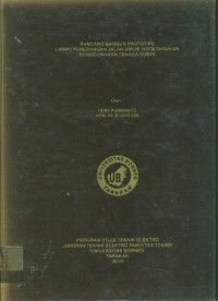 Rancang Bangun Prototipe Lampu Penerangan Jalan Umum Kota Tarakan  Menggunakan Tenaga Surya