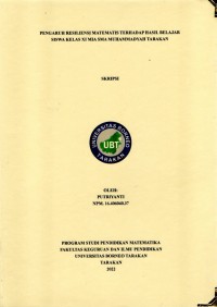 Pengaruh Resiliensi Matematis Terhadap Hasil Belajar Siswa Kelas XI MIA SMA Muhammadyah Tarakan