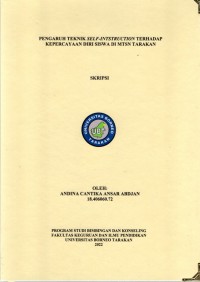 Pengaruh Teknik Self-Instruction Terhadap Kepercayaan Diri Siswa Di MTsN Tarakan