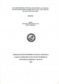 Analisis Implikatur Dalam Kumpulan Poster Muslim Designer Community Pada Instagram (Kajian Pragmatik)