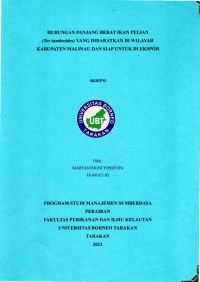Hubungan Panjang Berat Ikan Pelian (Tor tambroides) Yang Didaratkan Di Wilayah Kabupaten Malinau Dan Siap Untuk Di Ekspor
