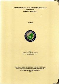 Makna Simbolik Tari Jugit Demaring Suku Bulungan (Kajian Semiotik)