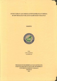 Studi Tarian Ajai Sebagai Pengembangan Moral Di SDN 003 Kayan Selatan Kabupaten Malinau