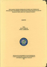 Pengaruh Teknik Permainan Simulasi Terhadap Pemahaman Pendidikan Seks Di RT. 03 Kelurahan Karang Harapan Kecamatan Tarakan Barat