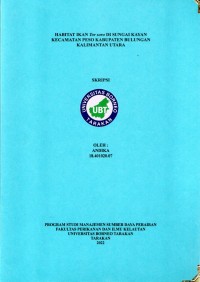 Habitat Ikan Tor soro Di Sungai Kayan Kecamatan Peso Kabupaten Bulungan Kalimantan Utara