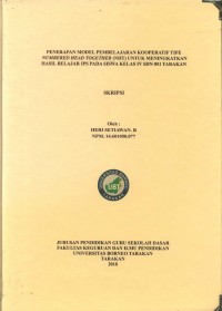 Penerapan Model Pembelajaran Kooperatif Tipe Numbered Head Together (NHT) Untuk Meningkatkan Hasil Belajar IPS Pada Siswa Kelas IV SDN 051 Tarakan
