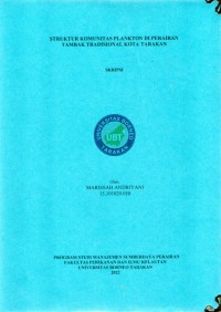 Struktur Komunitas Plankton Di Perairan Tambak Tradisional Kota Tarakan