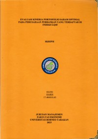 Evaluasi Kinerja Portofolio Saham Optimal Pada Perusahaan Perbankan Yang Terdaftar Di Indeks LQ45