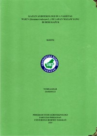Kajian Agroekologi Dua Varietas Wijen (Sesamum Indocum L.) Di Lahan Masam Yang Diberi Kapur