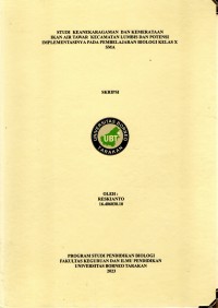 Studi Keanekaragaman Dan Kemerataan Ikan Air Tawar Kecamatan Lumbis Dan Potensi Implementasinya Pada Pembelajaran Biologi Kelas X SMA