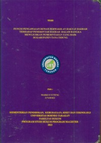 Fungsi Pengawasan Dewan Perwakilan Daerah Terhadap Pemerintah Daerah Dalam Rangka Mewujudkan Pemerintahan Yang Baik Di Kabupaten Tana Tidung