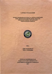 Asuhan Keperawatan Pada Tn. S Dengan Penyakit Paru Obstruktif Kronik (PPOK) Di Ruang Perawatan Dahlia Rumah Sakit Umum Daerah Tarakan