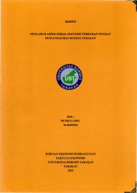 Pengaruh Aspek Sosial Ekonomi Terhadap Tingkat Pengangguran Di Kota Tarakan