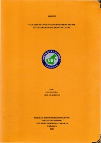 Valuasi Contingent Di Permukiman Pesisir Kota Tarakan Kalimantan Utara