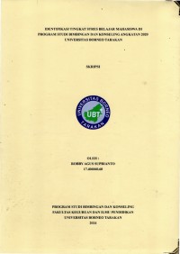 Identifikasi Tingkat Stres Belajar Mahasiswa Di Program Studi Bimbingan Dan Konseling Angkatan 2020 Universitas Borneo Tarakan