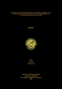 Identifikasi Parameter Amplitudo Dan Fase Dari Arah Kedatangan Sinyal Dengan Metode  Approximate Maximum Likelihood (AML) Untuk Radar Phased Array dan MIMO