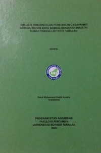 Analisis Pengendalian Persediaan Cabai Rawit Sebagai Bahan Baku Sambal Banjar Di Industri Rumah Tangga Lizy Kota Tarakan