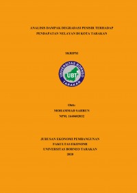 Analisis Dampak Degradasi Pesisir Terhadap Pendapatan Nelayan Di  Kota Tarakan