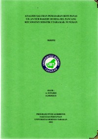 Analisis Saluran Pemasaran Roti Panas UD. An-Nur Bakery Di Desa Sei Pancang Kecamatan Sebatik Utara Kab. Nunukan