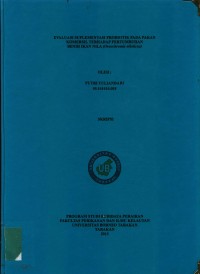 Evaluasi Suplementasi Probiotik Pada Pakan Komersil Terhadap Pertumbuhan Benih Ikan Nila (Oreochromis niloticus)