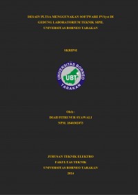 Desain PLTSA Menggunakan Software PVSyst Di Gedung Laboratorium Teknik Sipil Universitas Borneo Tarakan