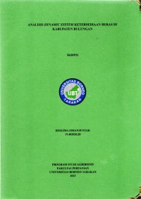 Analisis Dynamic System Ketersediaan Beras Di Kabupaten Bulungan
