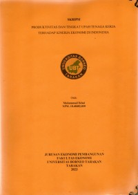 Produktivitas Dan Tingkat Upah Tenaga Kerja Terhadap Kinerja Ekonomi Di Indonesia