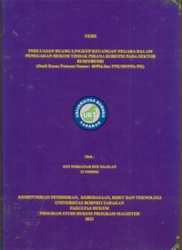 Perluasan Ruang Lingkup Keuangan Negara Dalam Penegakan Hukum Tindak Pidana Korupsi Pada Sektor BUMN/BUMD  (Studi Kasus Putusan Nomor: 40/Pid.Sus-TPK/2019/Pn Ptk)