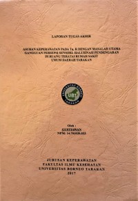 Asuhan Keperawatan Pada Tn. R Dengan Masalah Utama Gangguan Persepsi Sensori: Halusinasi Pendengaran Di Ruang Teratai Rumah Sakit Umum Daerah Tarakan