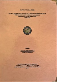 Asuhan Keperawatan Pada An. I Dengan Infeksi Saluran Pernapasan Akut Di Ruang Anggrek B Rumah Sakit Umum Daerah Tarakan