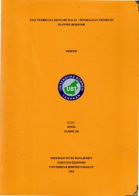 Niat Pembelian Skincare Halal Pendekatan : Theory Of Planned Behaviour