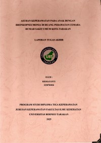 Asuhan Keperawatan Pada Anak Dengan Bronkopneumonia Di Ruang Perawatan Cemara Rumah Sakit Umum Kota Tarakan
