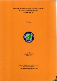 Analisis Potensi Sektor-Sektor Ekonomi Di Kabupaten Tana Tidung Tahun 2011-2021