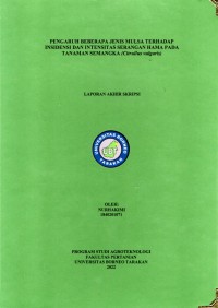 Pengaruh Beberapa Jenis Mulsa Terhadap Insidensi Dan Intensitas Serangan Hama Pada Tanaman Semangka (Citrullus vulgaris)