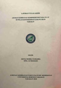 Asuhan Kebidanan Komprehensif Pada Ny. St Di Wilayah Puskesmas Karang Rejo Tarakan