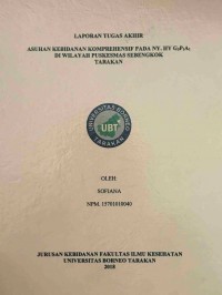 Asuhan Kebidanan Komprehensif Pada Ny. Hy G3P1A1 Di Wilayah Puskesmas Sebengkok Tarakan
