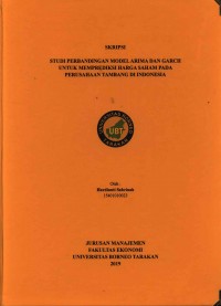 Studi Perbandingan Model ARIMA dan GARCH Untuk Memprediksi Harga Saham Pada Perusahaan Tambang Di Indonesia