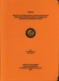 Peramalan Indeks Harga Saham Gabungan Di Bursa Efek Indonesia Dengan Pendekatan Exponential Smoothing Model