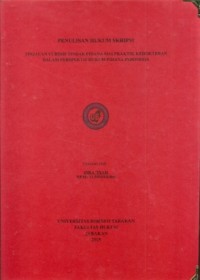 Tinjauan Yuridis Tindak Pidana Malpraktik Kedokteran Dalam Perspektif Hukum Pidana Indonesia
