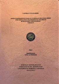 Asuhan Keperawatan Pada An. M Dengan Diagnosa Medis Pneumonia Di Ruang Perawatan Anggrek B Rumah Sakit Umum Daerah Tarakan